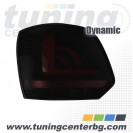 LED динамични стопове VW Polo 6R 09- черни/опушени